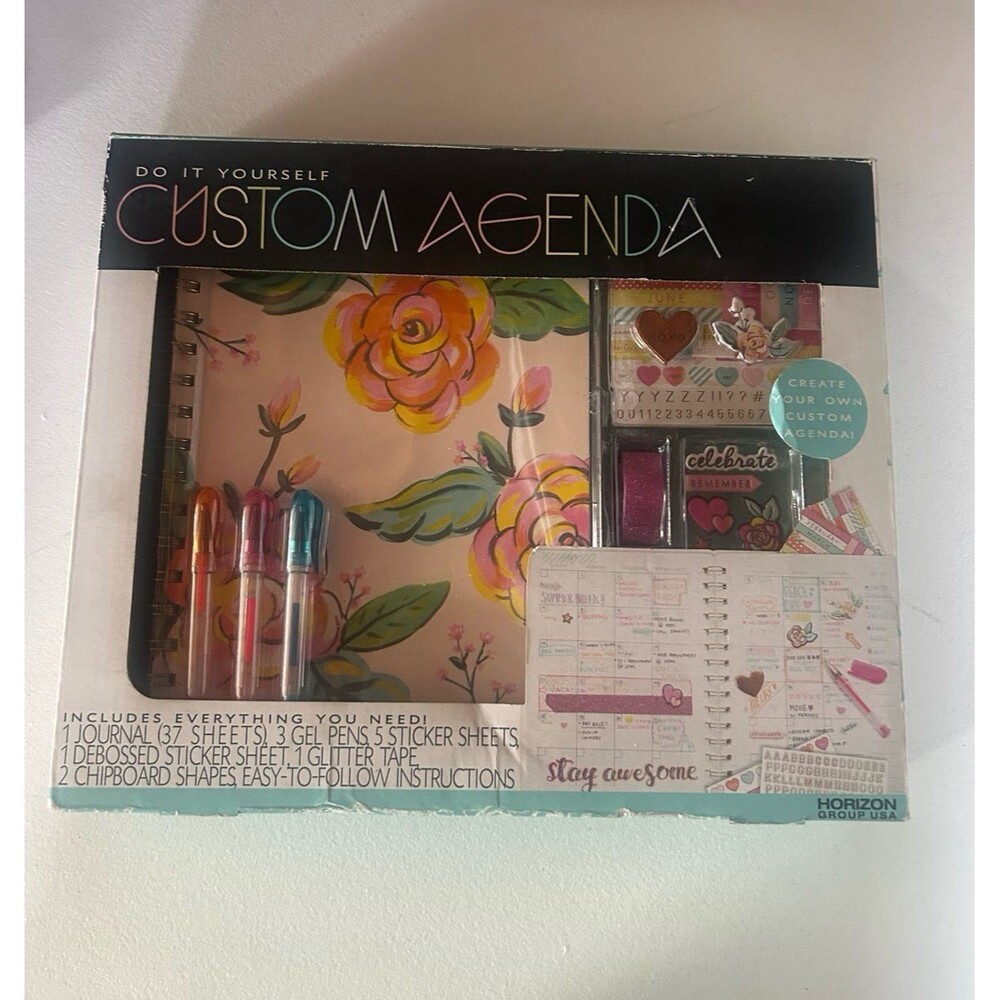 Do It Yourself Custom Agenda Calendar Set